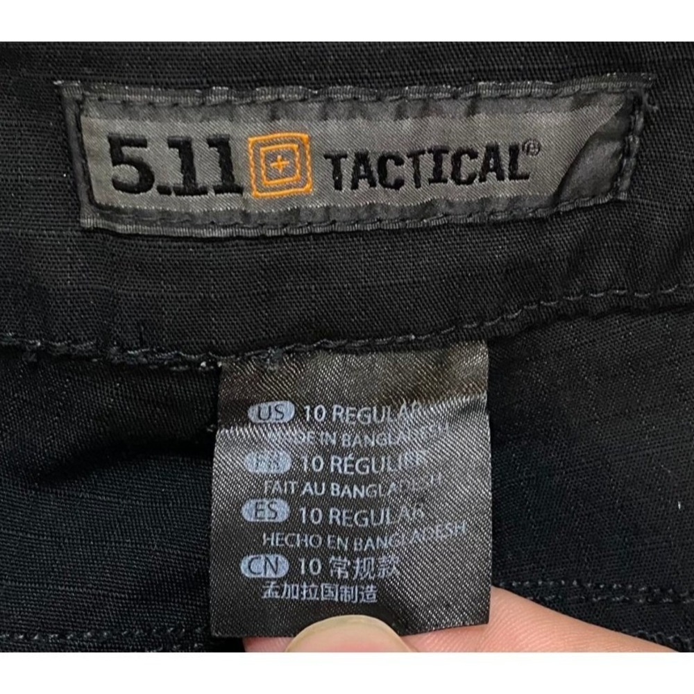 5.11 TACTICAL Women's 10 Regular Black Stryke Flex Ripstop Cargo Utility Pants - Picture 5 of 9